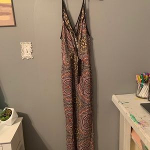 Floral Print Jumpsuit